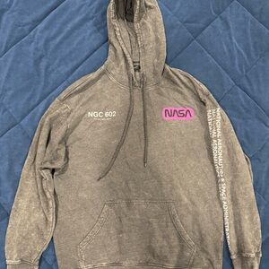 Gray NASA Hoodie for Men